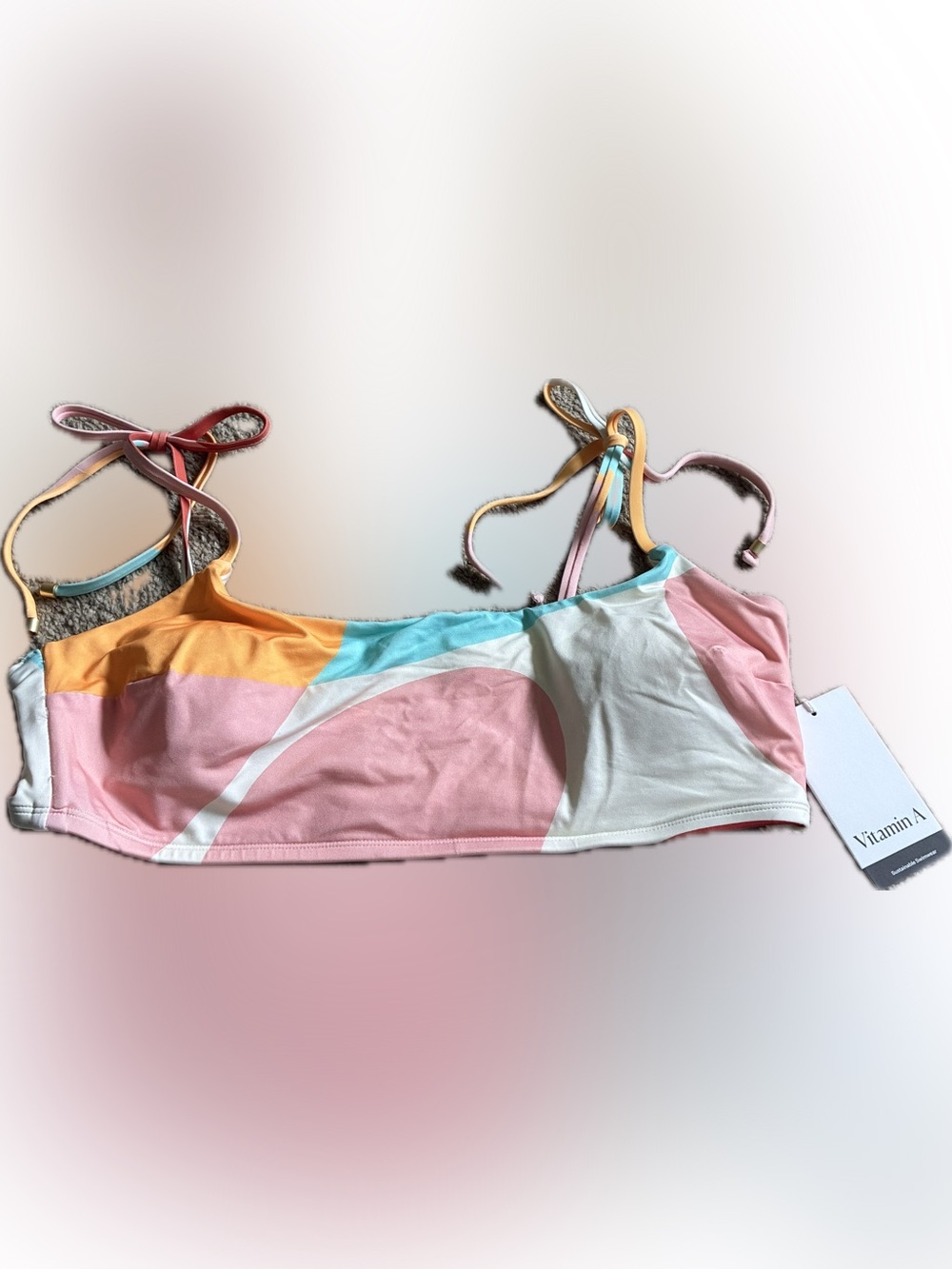 ☀️2/$15☀️ Vitamin A Colorblock Bikini Top